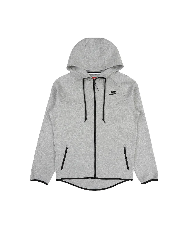 Tech Fleece OG Hooded Jacket - DK GREY HEATHER / BLACK Trench Coat Raincoat Waterproof Jacket