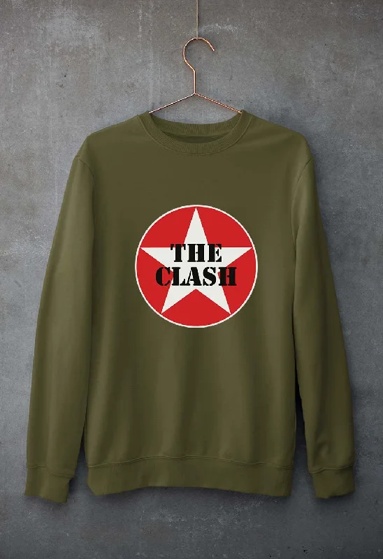 The Clash Unisex Sweatshirt for Men/Women Hoodie with Batwing Sleeves Loose Dramatic