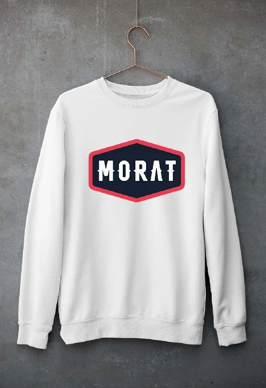 Morat Unisex Sweatshirt for Men/Women Hoodie with Zipper Placket Modern Functional