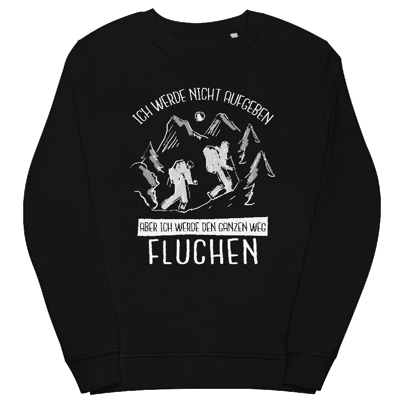 Ich werde nicht aufgeben - Unisex Premium Organic Sweatshirt Hoodie with Rolled Sleeves Casual Relaxed