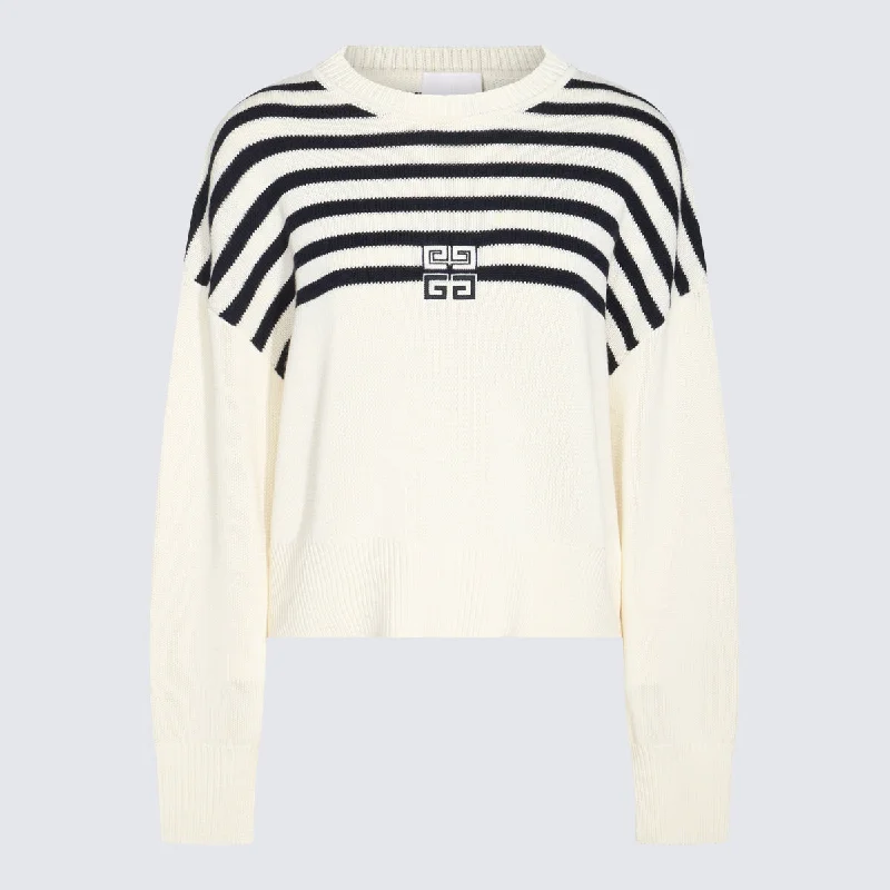 Givenchy Sweaters White Thin Thick Dense