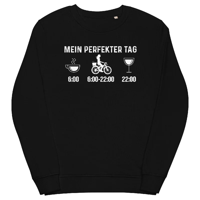 Mein Perfekter Tag 2 - Unisex Premium Organic Sweatshirt Hoodie with Logo Branding Identity