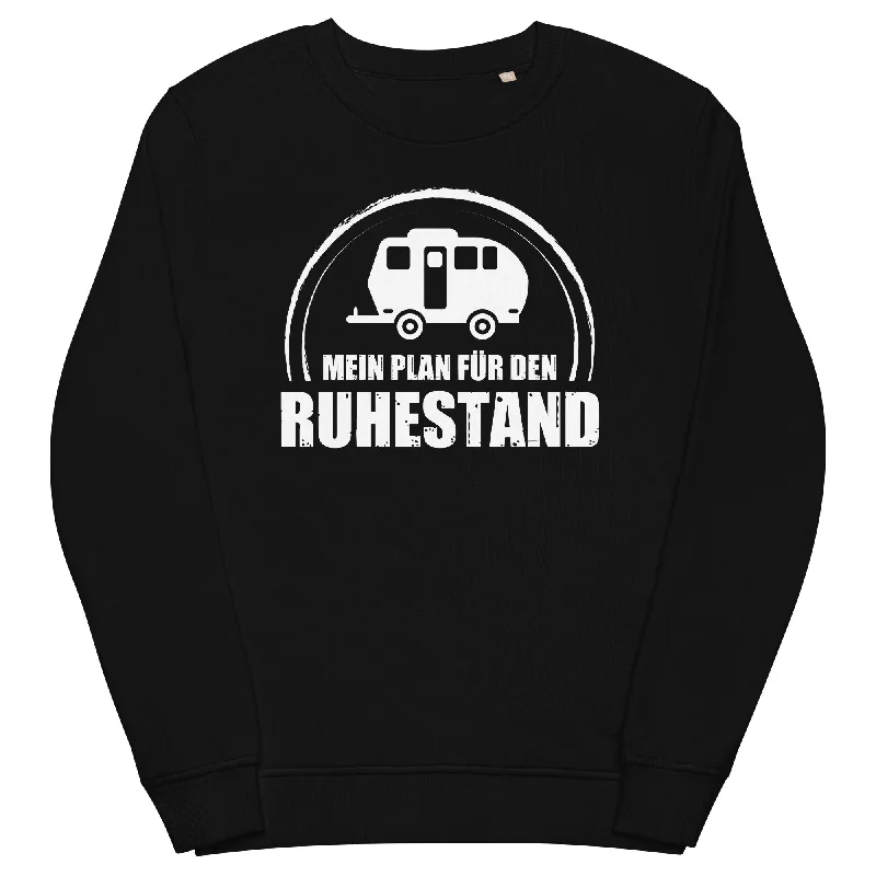 Mein Plan Fur Den Ruhestand 2 - Unisex Premium Organic Sweatshirt Hoodie with Turtle Neck Cozy Winter