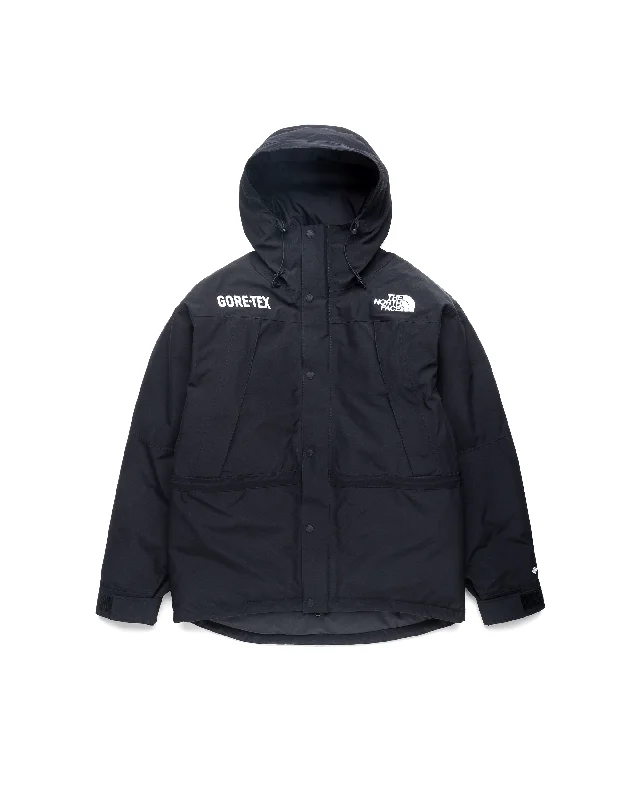 Gore-Tex Mountain Jacket - Black Notch Collar Jacket Peter Pan Collar Jacket Cowl Neck Jacket