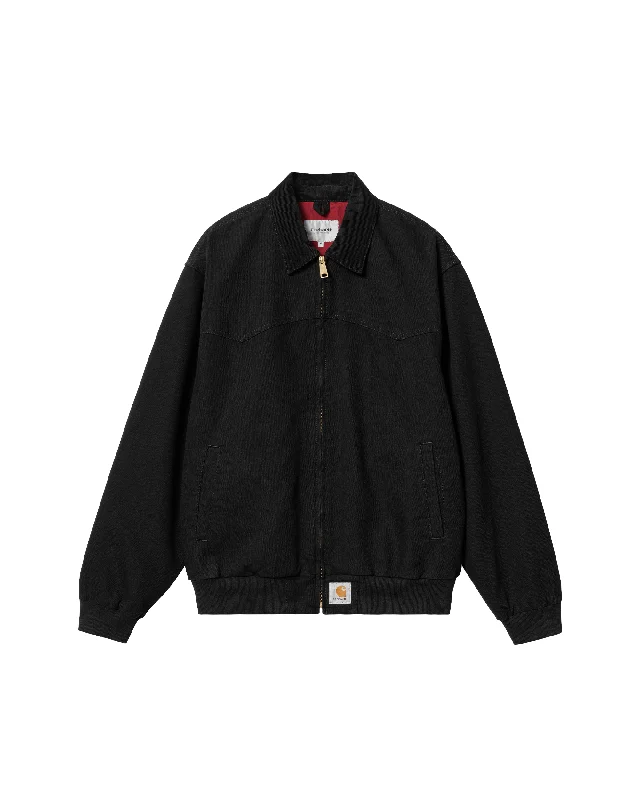 OG Santa Fe Jacket - Black Tailored Jacket Straight Jacket A-Line Jacket