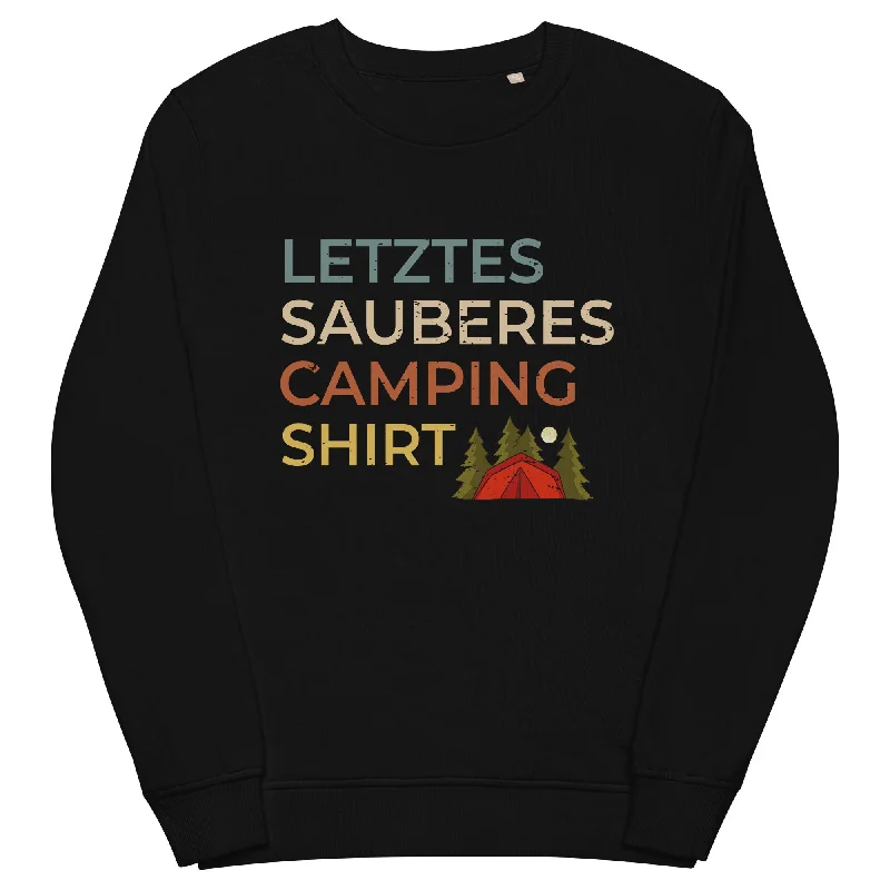 Letztes sauberes Camping Shirt - Unisex Premium Organic Sweatshirt Hoodie Jacket Zipper Layering