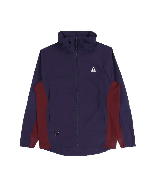 Sun Farer Jacket - Purple Ink / Night Maroon / Summit White Chenille Jacket Brocade Jacket Lace Jacket