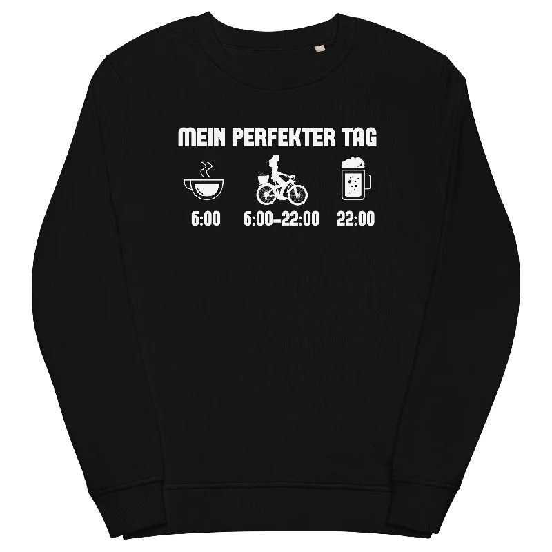 Mein Perfekter Tag 2 - Unisex Premium Organic Sweatshirt Hoodie Dress Longline Feminine