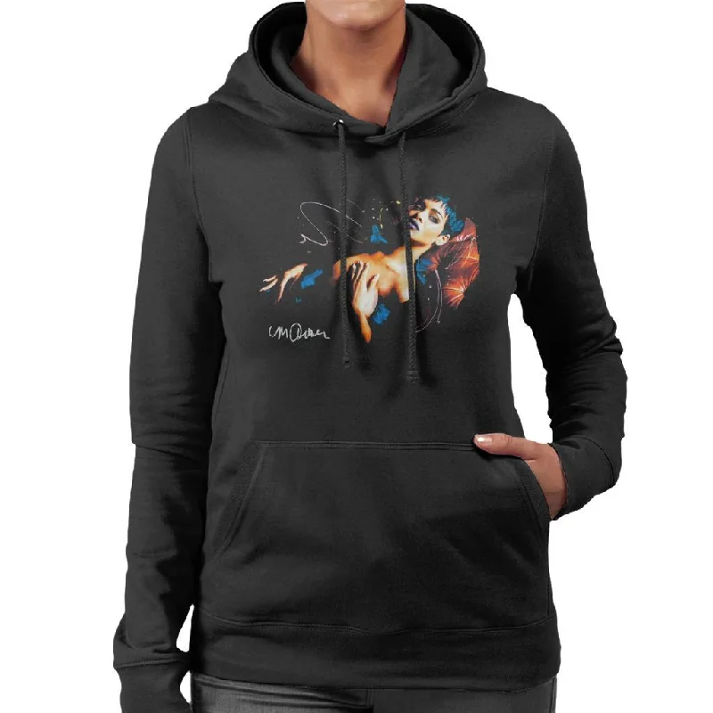 Sidney Maurer Original Portrait Of Rihanna Nude Women's Hooded Sweatshirt Hoodie with Embroidery Detailed Premium