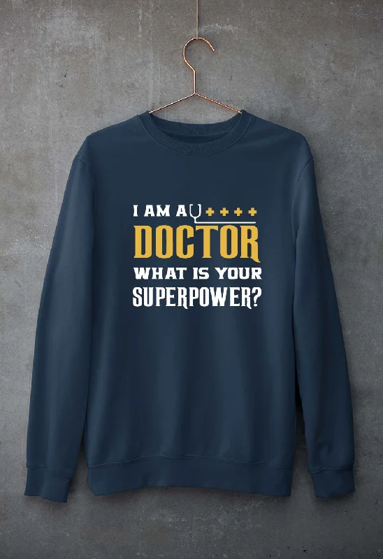 Doctor Unisex Sweatshirt for Men/Women Hoodie with Drop Shoulder Relaxed Streetwear