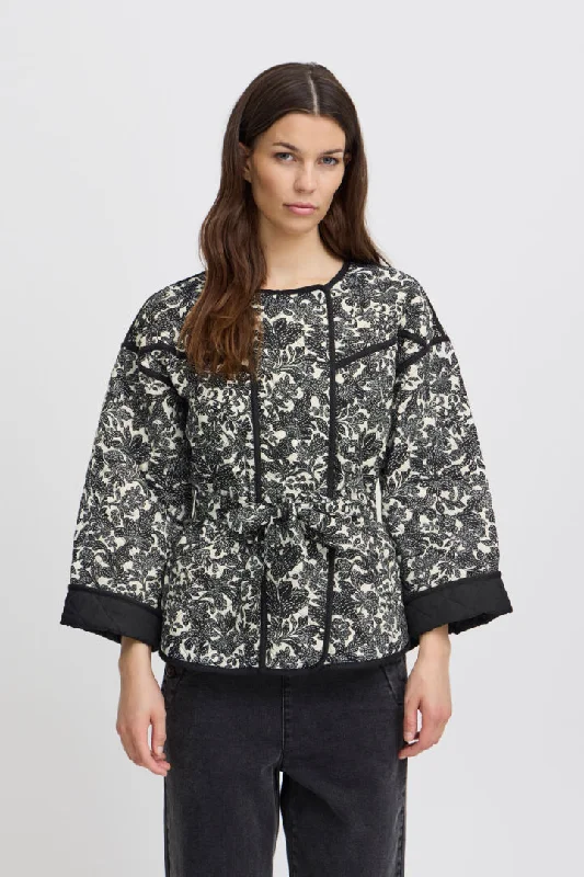 Atelier Reve Fleur Jacket-Dash In Flowers-20121626 Print Jacket Jacquard Jacket Embroidered Jacket