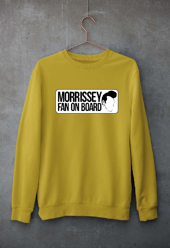 Morrissey Unisex Sweatshirt for Men/Women Hoodie with Ribbed Cuffs Snug Fit Comfort