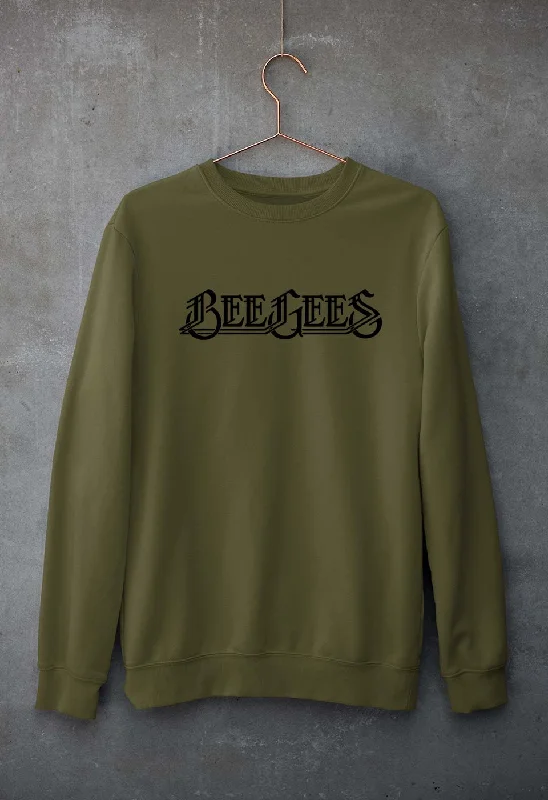 Bee Gees Unisex Sweatshirt for Men/Women Hoodie with High-Low Hem Asymmetrical Trendy