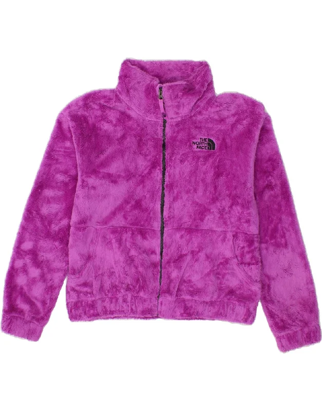 THE NORTH FACE Girls Fleece Jacket 14-15 Years XL Pink Polyester Faux Fur Jacket Real Fur Jacket Shearling Jacket THE NORTH FACE Girls Fleece Jacket 14-15 Years XL Pink Polyester Faux Fur Jacket Real Fur Jacket Shearling Jacket