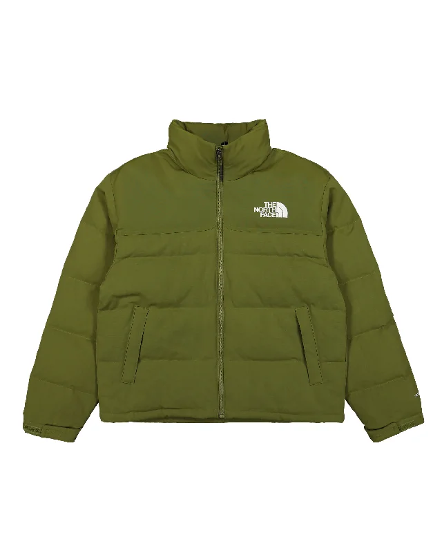 1992 Ripstop Nuptse Jacket - Olive green Stand-Up Collar Roll-Neck Collar Turtle Neck