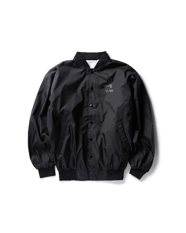 Like Moths Baseball Jacket - Black Jacket Blazer Coat