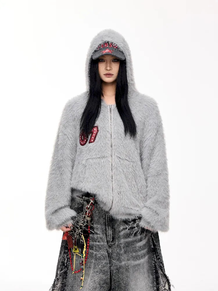 Lazy Wind Hooded Sweater【s0000011362】 Embroidered Appliqued Beaded