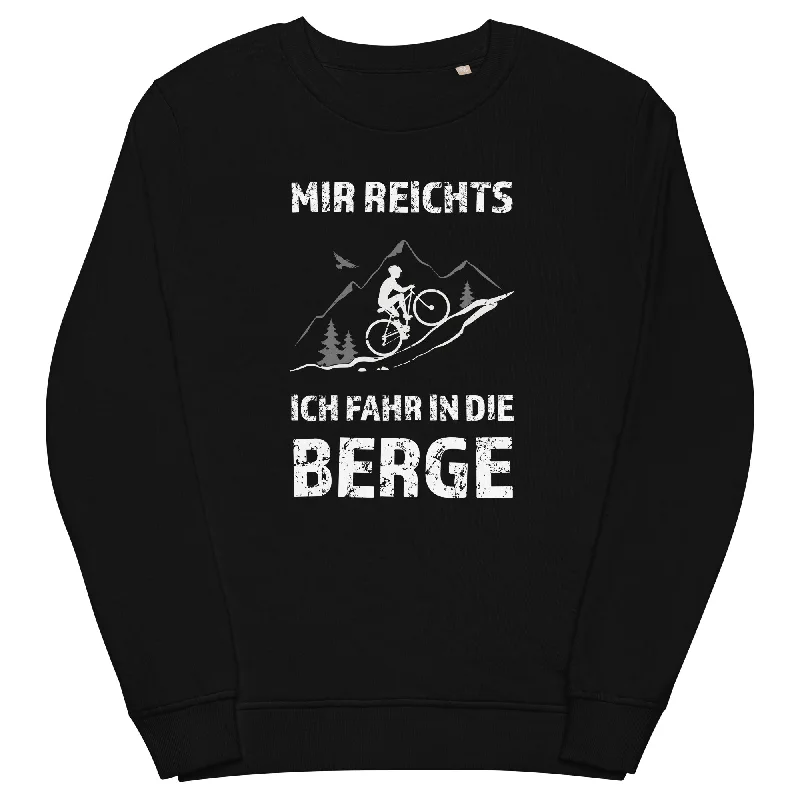 Mir reichts ich fahr in die Berge - Unisex Premium Organic Sweatshirt Hoodie with Magnetic Closure Innovative Modern