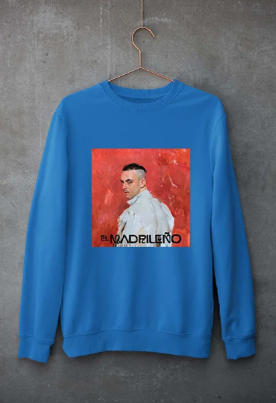 El Madrileño Unisex Sweatshirt for Men/Women Hoodie with Typography Text Message