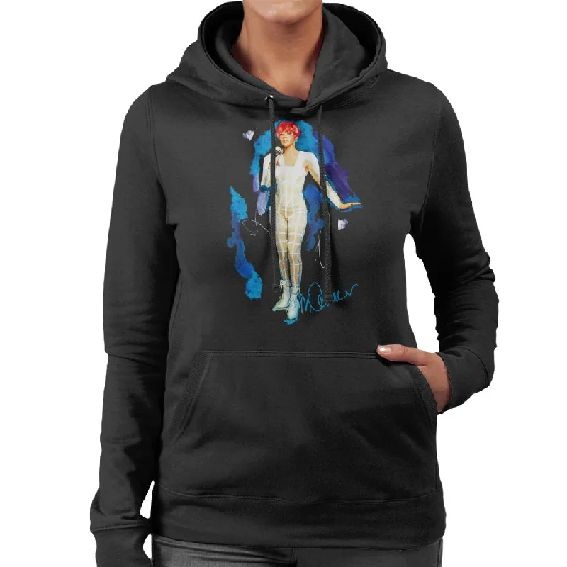 Sidney Maurer Original Portrait Of Rihanna Cut Out Outfit Women's Hooded Sweatshirt Hoodie Jacket Zipper Layering