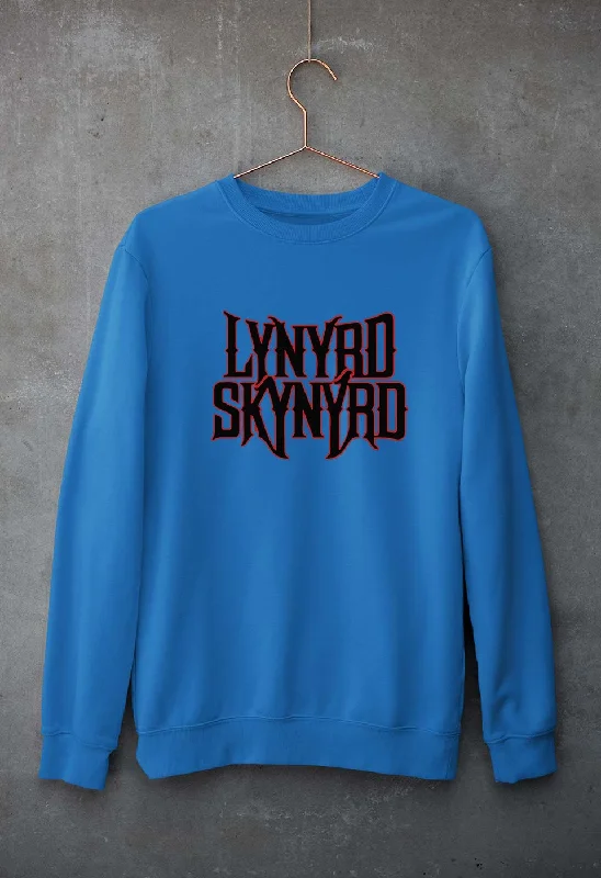 Lynyrd Skynyrd Unisex Sweatshirt for Men/Women Hoodie with Hem Applique Textured Unique