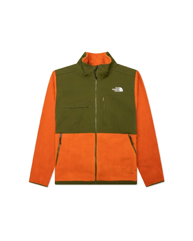 Ripstop Denali Fleece Jacket - Desert Rust / Forrest Olive Knit Jacket Woven Jacket Fleece Jacket