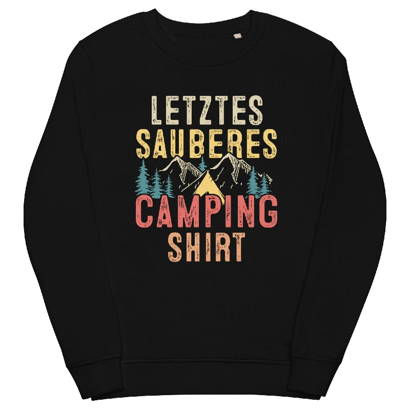 Letztes Sauberes Camping Shirt - Unisex Premium Organic Sweatshirt Oversized Hoodie Comfort Casual