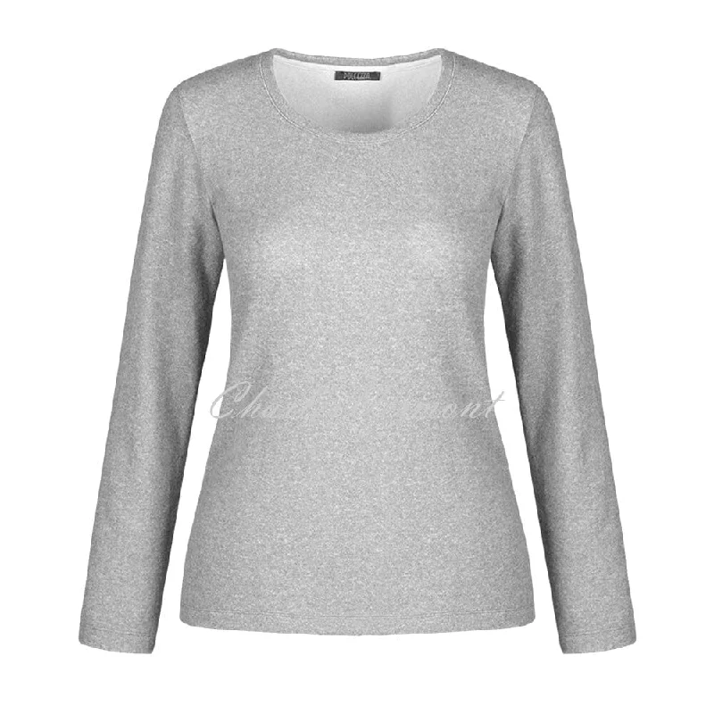 Dolcezza Soft Knit Sweater – Style 71184 (Grey) Casual Formal Business