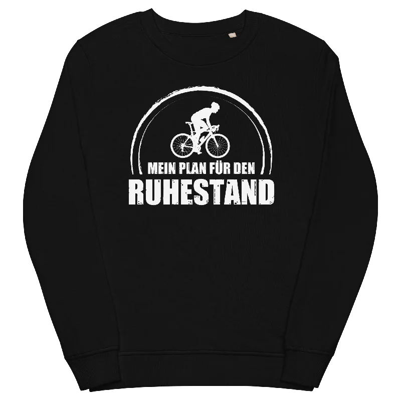 Mein Plan Fur Den Ruhestand 1 - Unisex Premium Organic Sweatshirt Hoodie with Velcro Closure Adjustable Secure