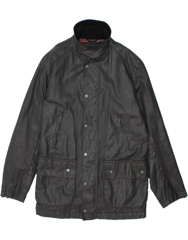 GANT Mens Waxed Cotton Jacket UK 42 XL Black Cotton Denim Jacket Leather Jacket Suede Jacket GANT Mens Waxed Cotton Jacket UK 42 XL Black Cotton Denim Jacket Leather Jacket Suede Jacket