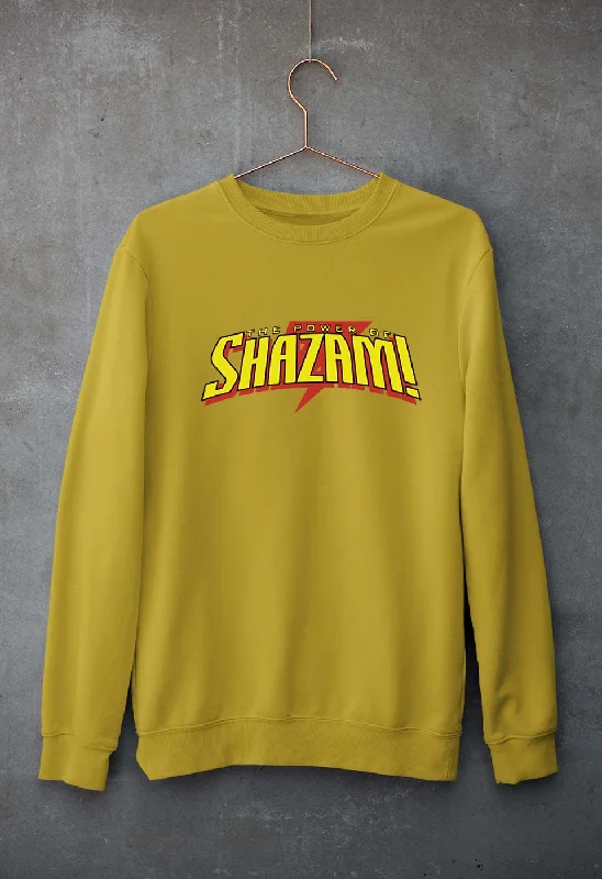 The Power of Shazam! Unisex Sweatshirt for Men/Women Hoodie with Hidden Zipper Minimalist Clean