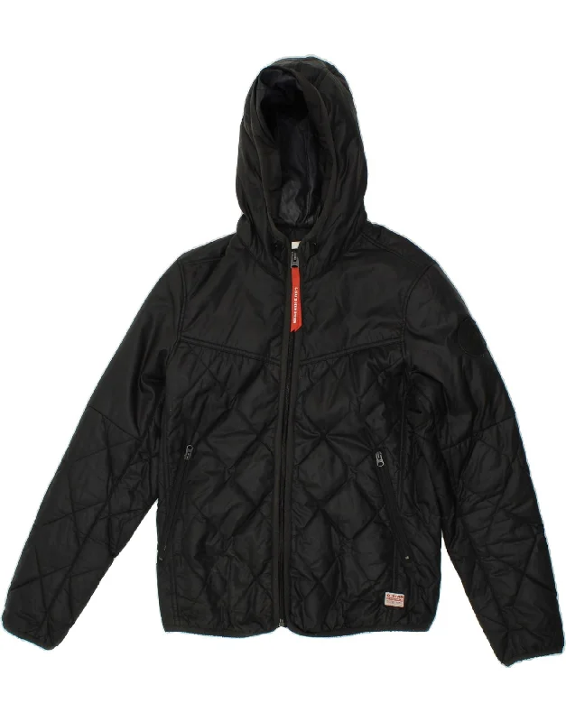 G-STAR Mens Hooded Padded Jacket UK 36 Small Black Polyester Nylon Jacket Polyester Jacket Spandex Jacket G-STAR Mens Hooded Padded Jacket UK 36 Small Black Polyester Nylon Jacket Polyester Jacket Spandex Jacket