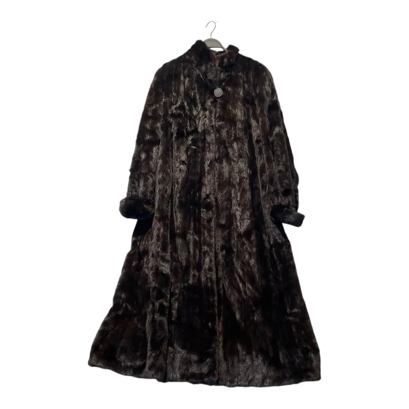 Vintage/Coat/36/Fur/BRW/MAXIMILLION AT BLOOMINGDALES Jersey Tulle Batik