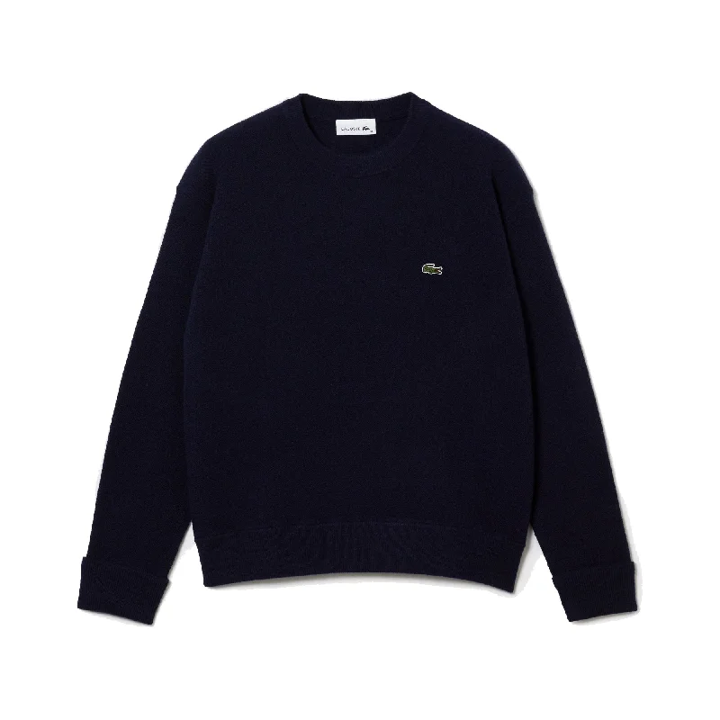 Lacoste AF9551 Jumper Graphic Sweater Embroidered Appliqued