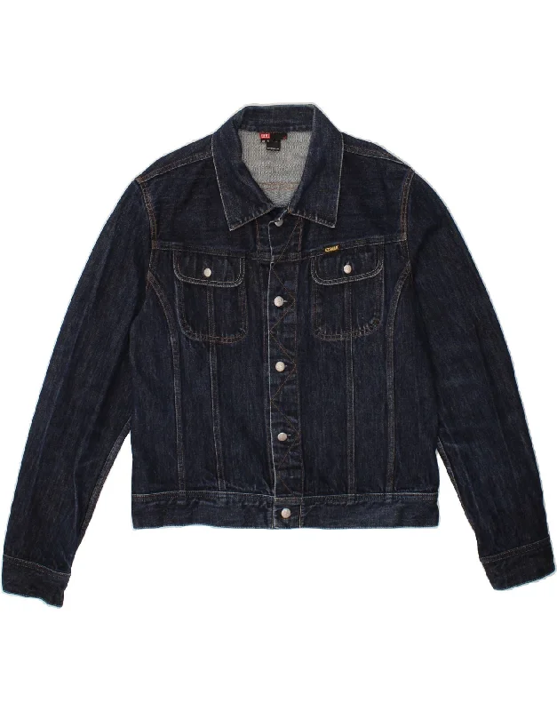 DIESEL Mens Denim Jacket UK 42 XL Navy Blue Cotton Cotton Jacket Linen Jacket Terry Jacket DIESEL Mens Denim Jacket UK 42 XL Navy Blue Cotton Cotton Jacket Linen Jacket Terry Jacket