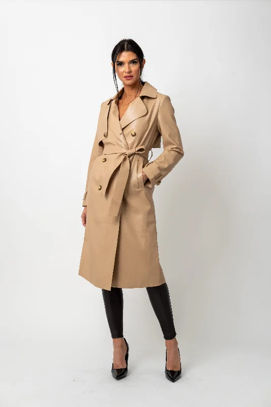 Vegan Trench Coat (LIMITED) Rayon Velvet Corduroy