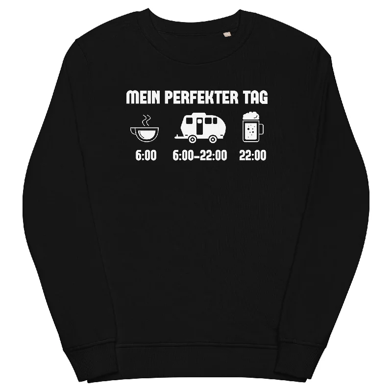 Mein Perfekter Tag 2 - Unisex Premium Organic Sweatshirt Hoodie with Hood Adjustable Protection