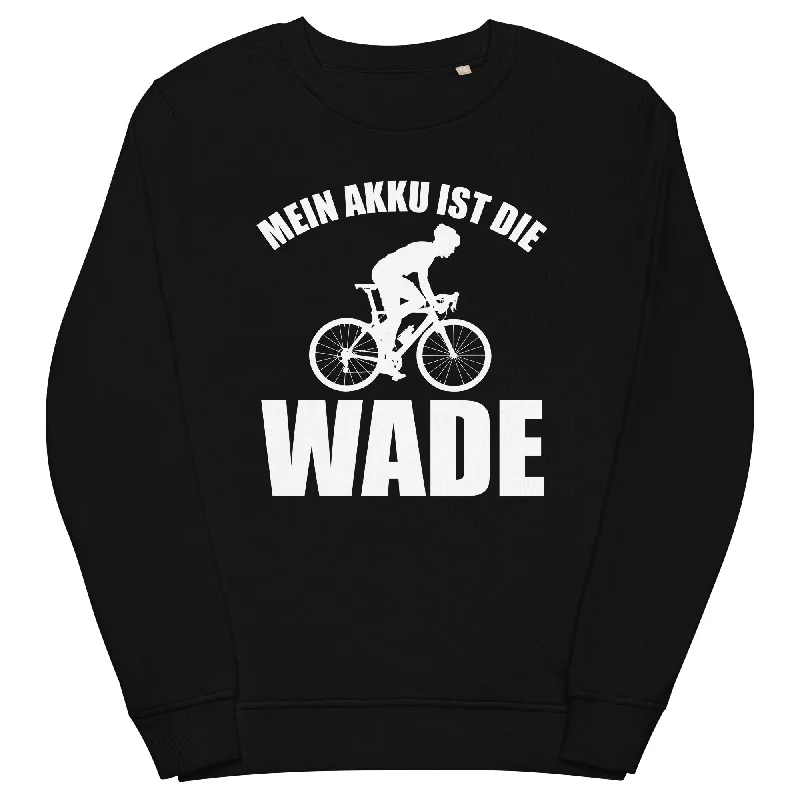 Mein Akku Ist Die Wade 2 - Unisex Premium Organic Sweatshirt Hoodie with Hem Elastic Stretchable Comfortable