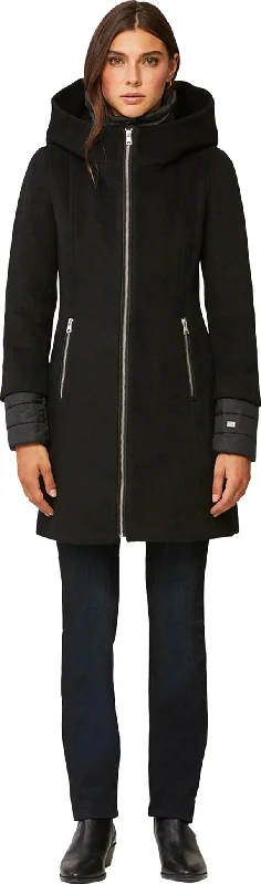 Rooney-N Mixed Media Coat - Women's|-|Manteau Rooney-N Mixed Media - Femme Houndstooth Jacket Shearling Jacket Fleece Jacket