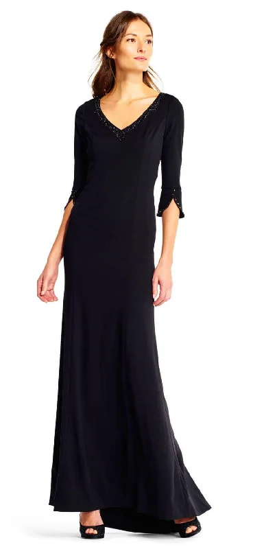 Adrianna Papell AP1E201431 Long Formal Evening Party Dress Tunics Travel practical