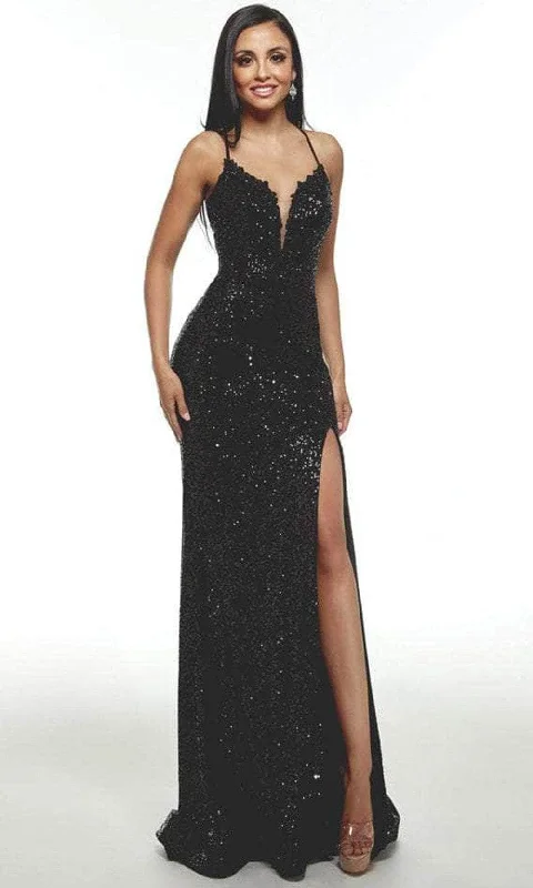 Alyce Paris 61031 - Sleeveless Sequin Evening Dress Tunics Trendy modern