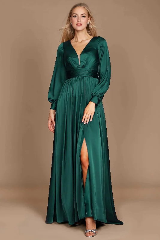 Dylan & Davids Long Sleeve Formal Evening Party Dress Emerald Tunics Sophisticated sleek