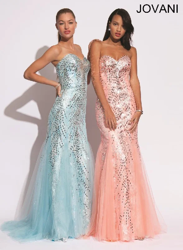 Jovani 88311 Long Prom Strapless Evening Dress Tunics Leisure comfortable