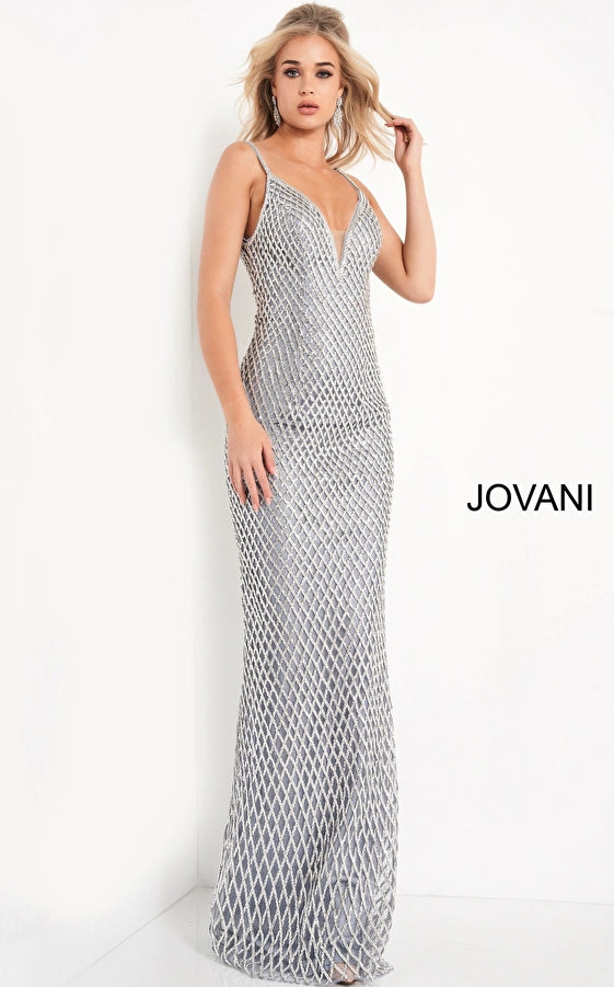 Jovani 05754 Long Spaghetti Straps Evening Dress Tunics Versatile functional