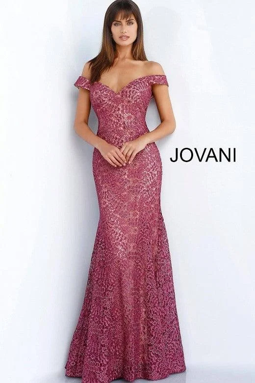 Jovani 62021 Prom Long Off Shoulder Evening Dress Tunics Prom sequined