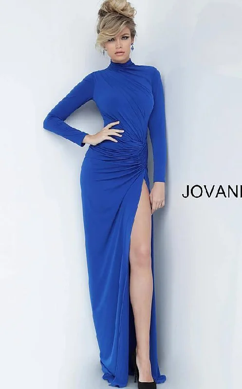 Jovani 1706 Long Sleeve High Slit Evening Dress Tunics Favorite customer