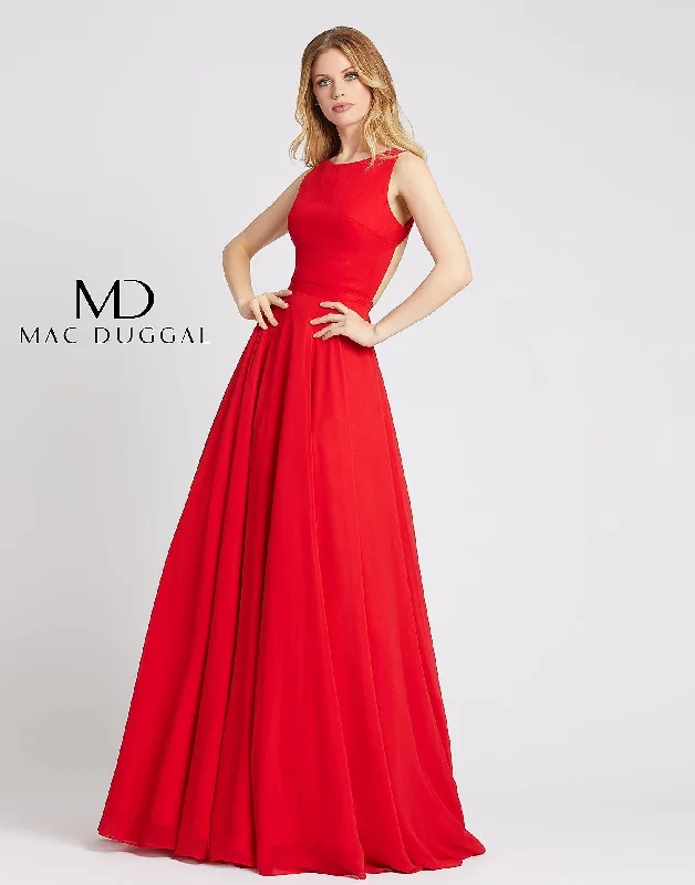 Mac Duggal 55192 Prom Long A Line Evening Dress Tunics Chinos classic