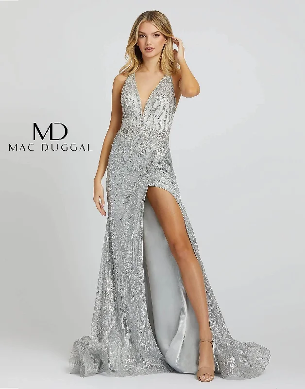 Mac Duggal 30621 Prom Long Formal Mermaid Evening Dress Tunics Versatile stylish