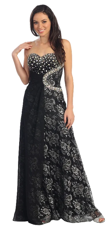 Prom Long Strapless Sweetheart Formal Evening Dress Tunics Chic fashionable