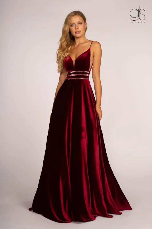 Prom Long Velvet Evening Dress Formal Ball Gown Tunics Chic fashionable